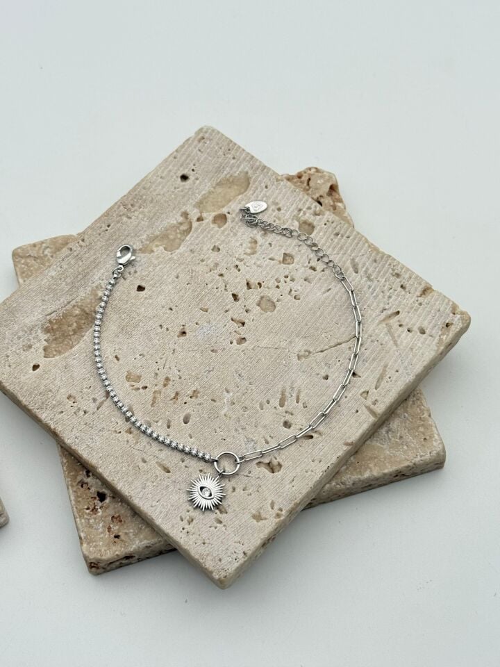 VIP Silver Renk Bileklik // BILEK-6617