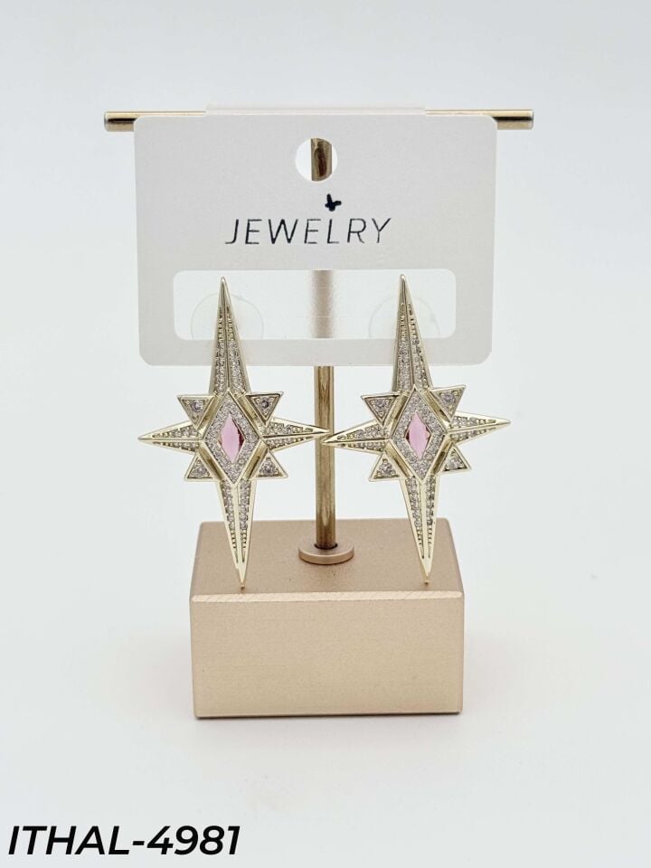 14K Zirkon Küpe // ITHAL-4981