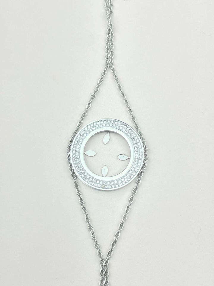 Çelik Çeyrek Takılabilen Bileklik // BİLEK-2660