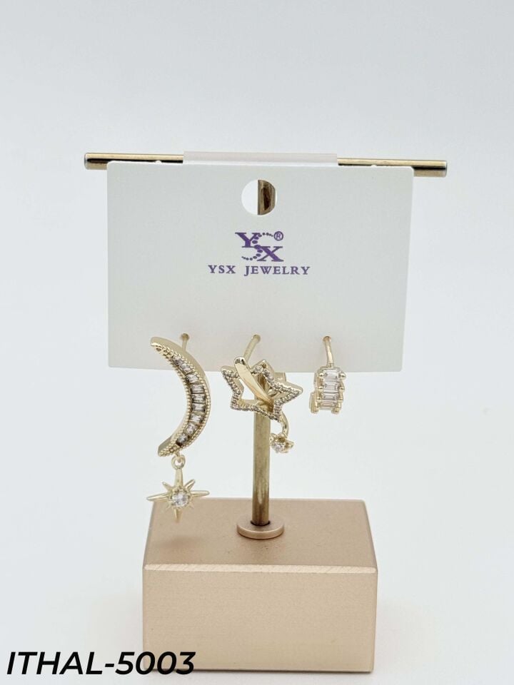 YSX 3'lü Set Küpe // ITHAL-5003