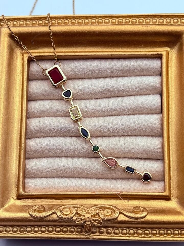 Çelik Y Kolye // KOLYE-5778