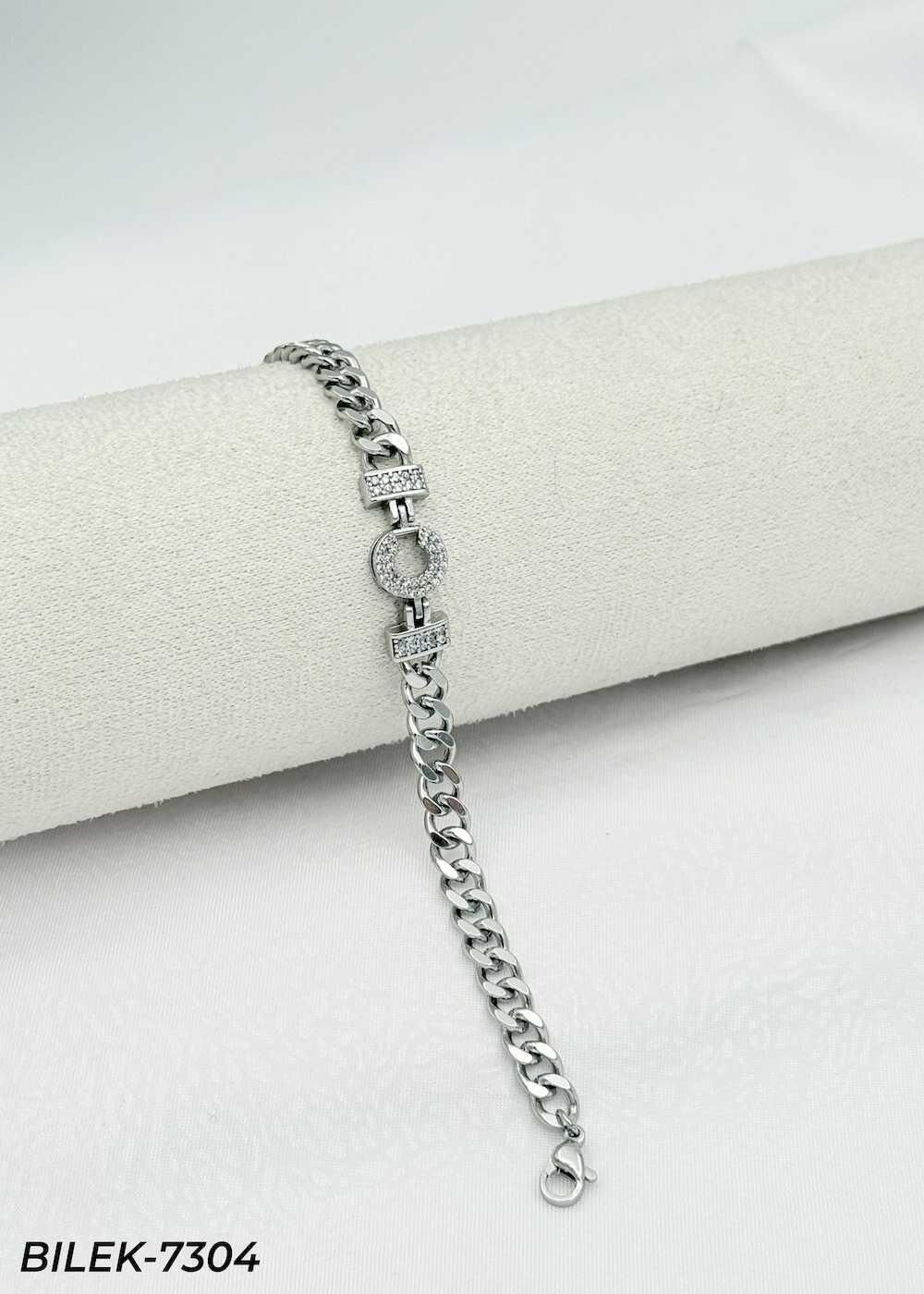 14K Kuyumcu Model Harf Bileklik // BILEK-7304