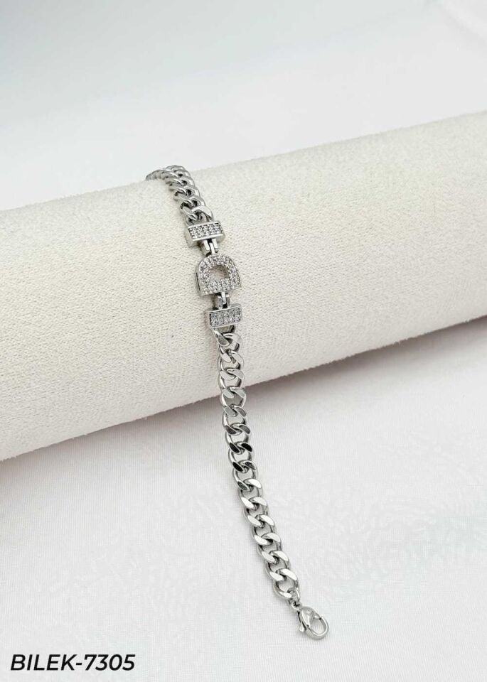 14K Kuyumcu Model Harf Bileklik // BILEK-7305