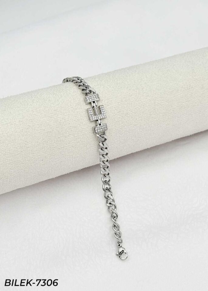 14K Kuyumcu Model Harf Bileklik // BILEK-7306