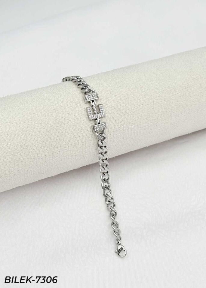 14K Kuyumcu Model Harf Bileklik // BILEK-7306