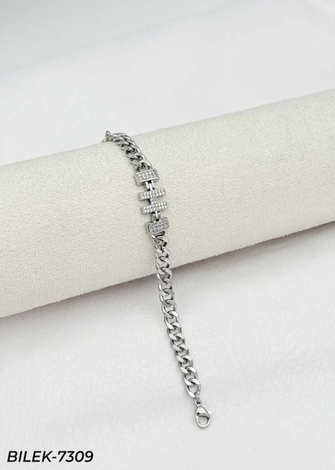 14K Kuyumcu Model Harf Bileklik // BILEK-7309