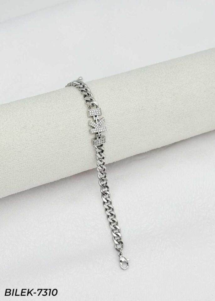 14K Kuyumcu Model Harf Bileklik // BILEK-7310