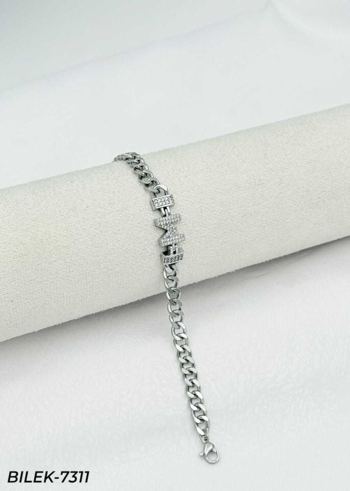 14K Kuyumcu Model Harf Bileklik // BILEK-7311