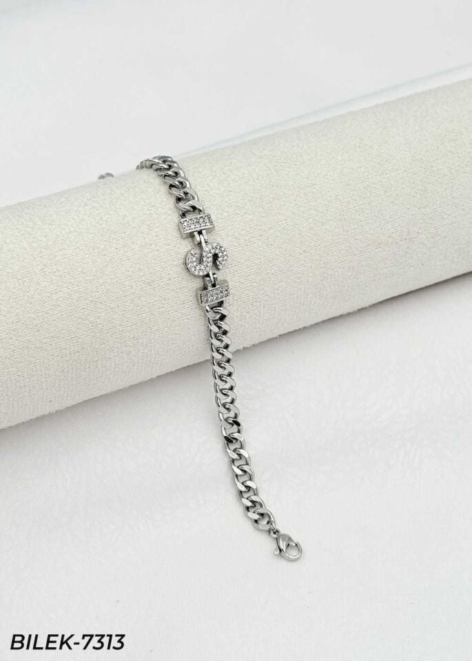 14K Kuyumcu Model Harf Bileklik // BILEK-7313