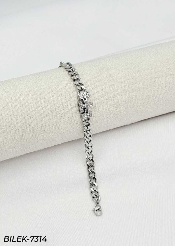 14K Kuyumcu Model Harf Bileklik // BILEK-7314