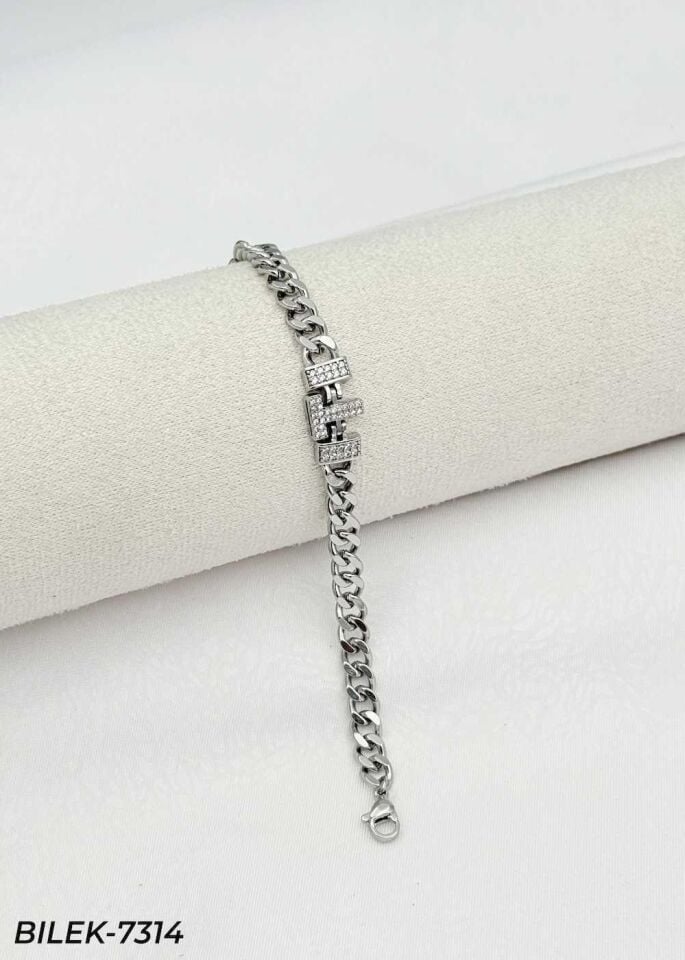 14K Kuyumcu Model Harf Bileklik // BILEK-7314