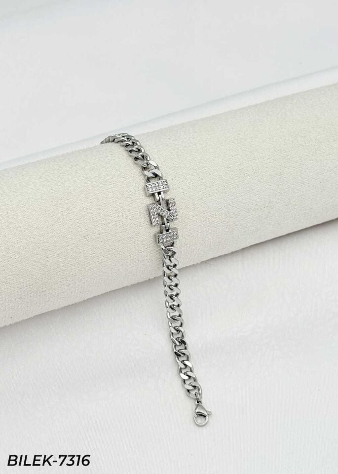 14K Kuyumcu Model Harf Bileklik // BILEK-7316