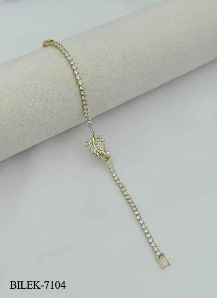 Çelik Motifli Su Yolu Bileklik // BILEK-7104