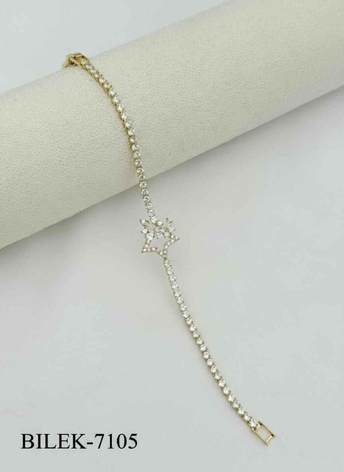 Çelik Motifli Su Yolu Bileklik // BILEK-7105