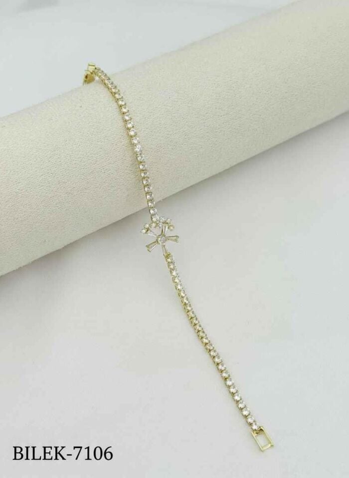 Çelik Motifli Su Yolu Bileklik // BILEK-7106