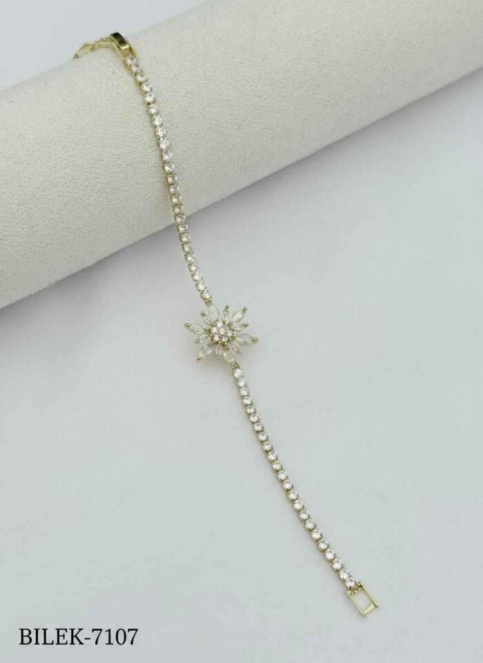 Çelik Motifli Su Yolu Bileklik // BILEK-7107