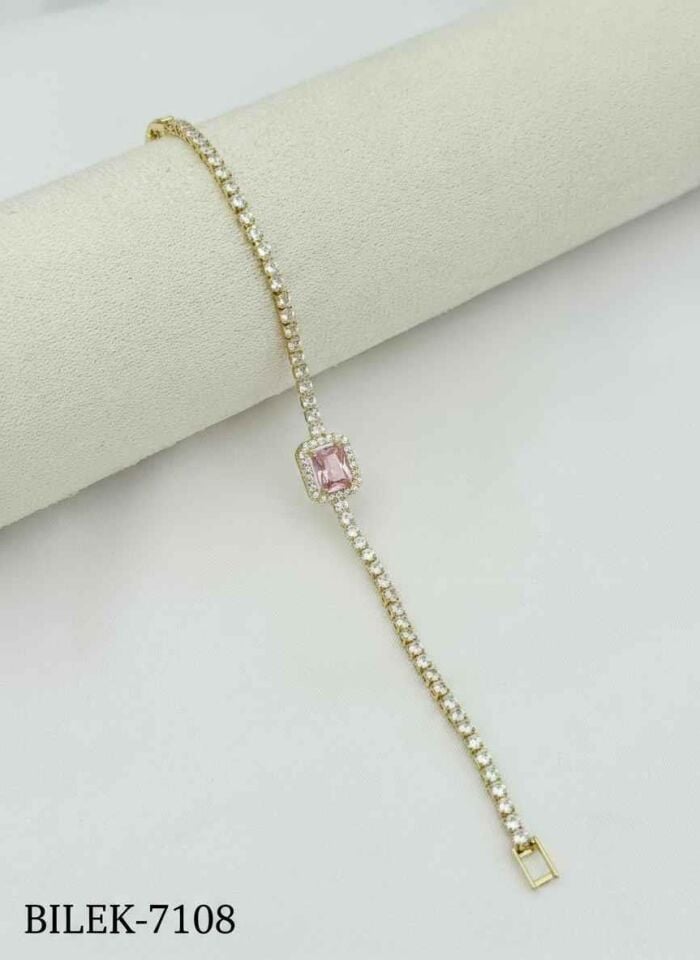 Çelik Motifli Su Yolu Bileklik // BILEK-7108