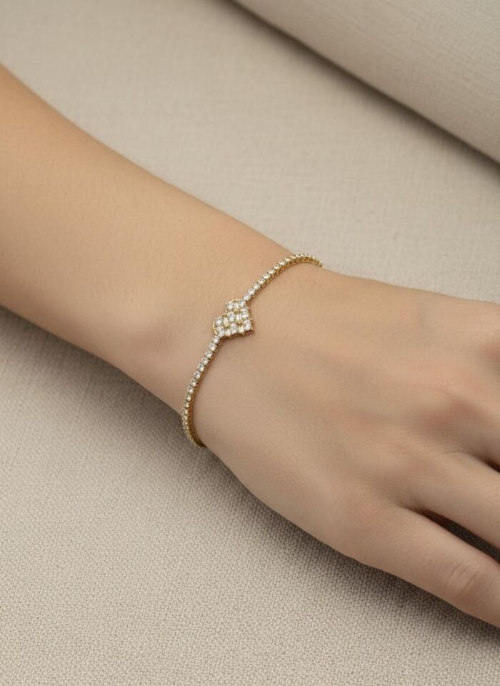 Çelik Su Yolu Bileklik // BILEK-6776