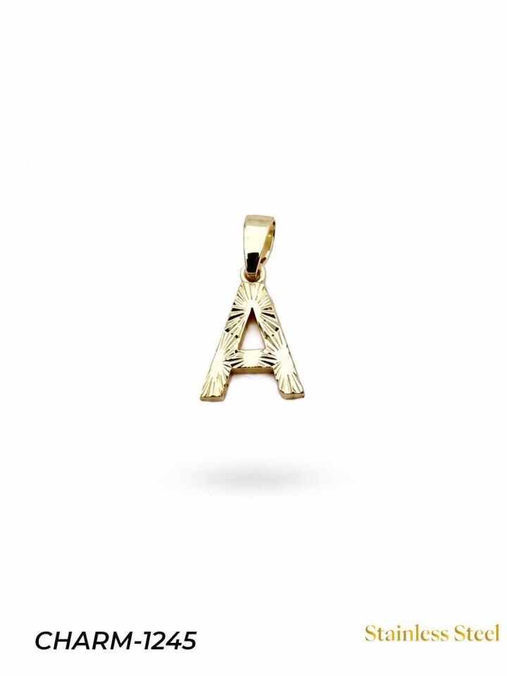 14K Kuyumcu Model Harf Kolye (A) // CHARM-1245