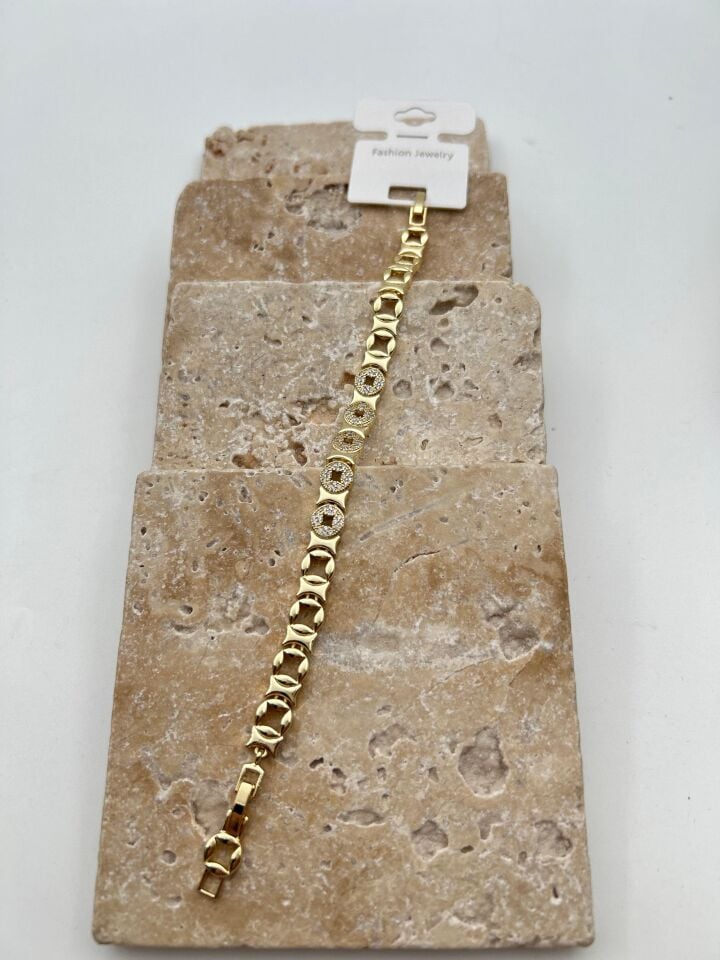 VIP 14K Altın Renk Bileklik // BILEK-6283