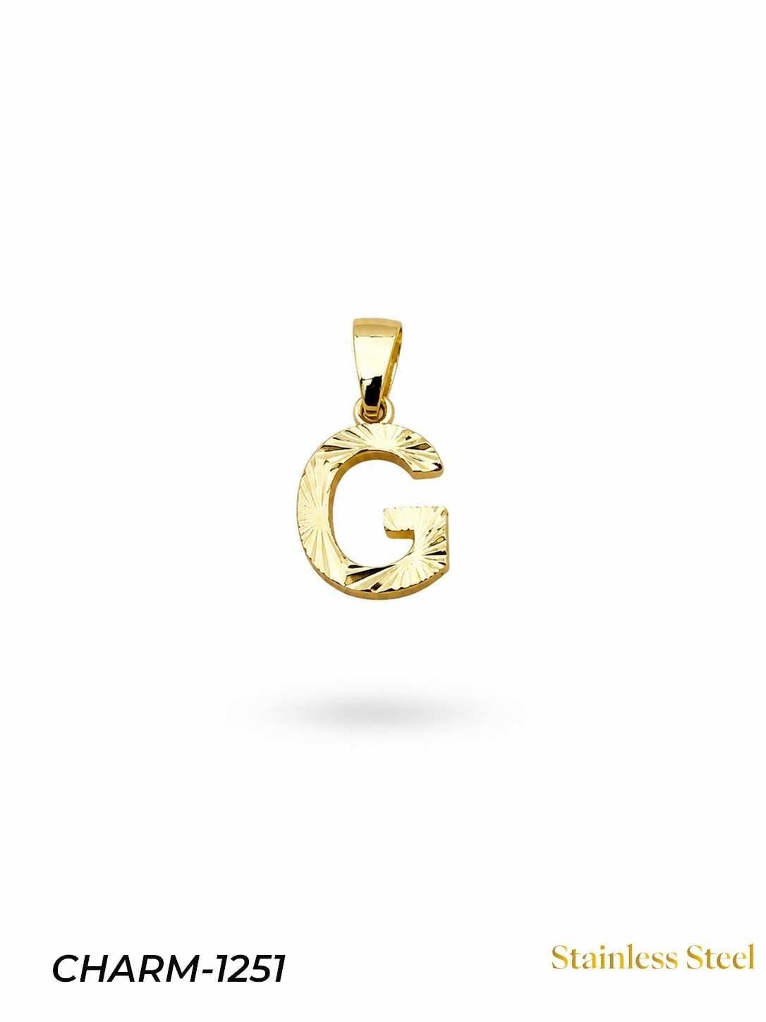 14K Kuyumcu Model Harf Kolye (G) // CHARM-1251