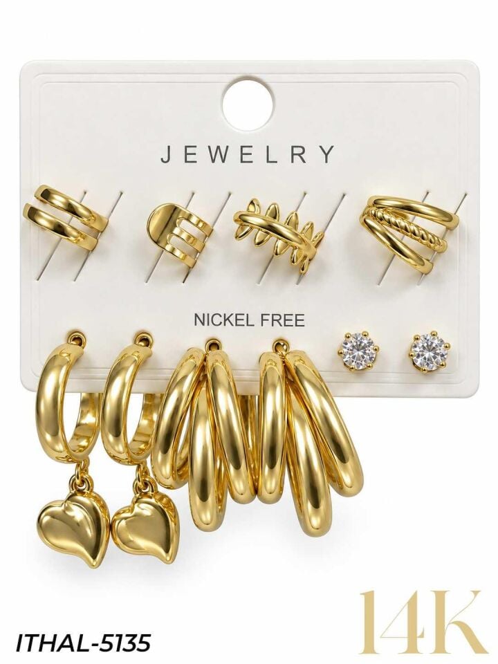 Earcuff Set Küpe // ITHAL-5135
