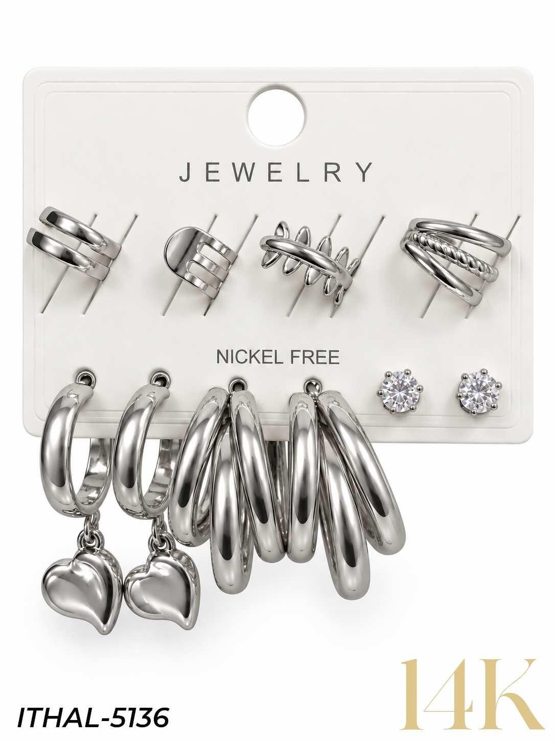 Earcuff Set Küpe // ITHAL-5136