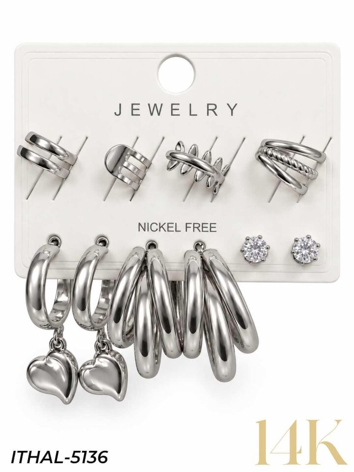 Earcuff Set Küpe // ITHAL-5136