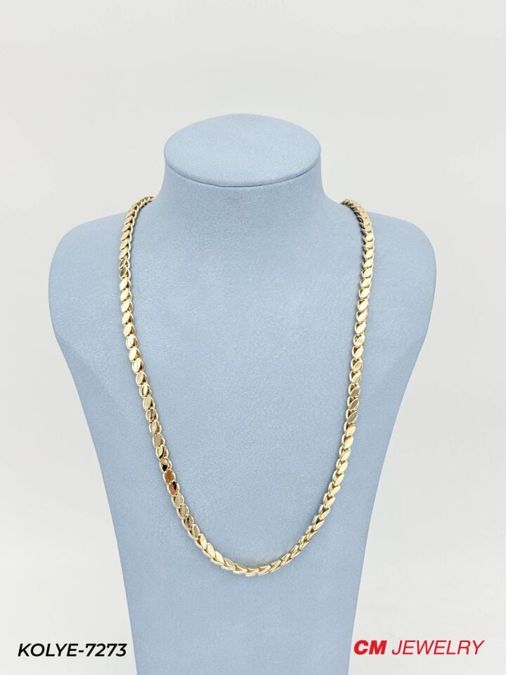 14K CM Arpa Zincir 60cm // KOLYE-7273