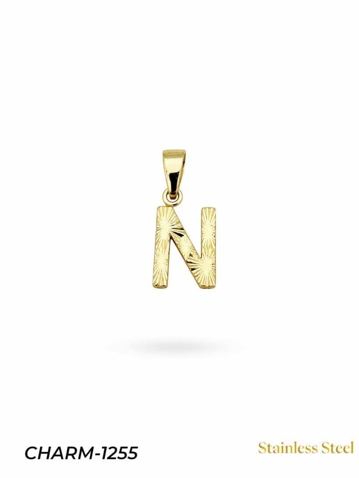 14K Kuyumcu Model Harf Kolye (N) // CHARM-1255