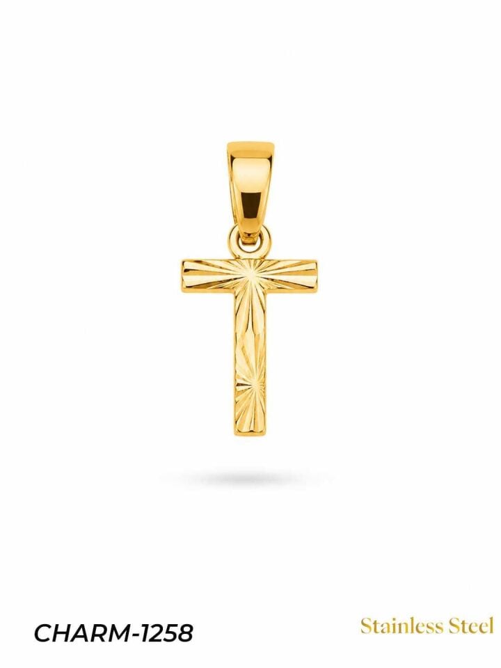 14K Kuyumcu Model Harf Kolye (T) // CHARM-1258