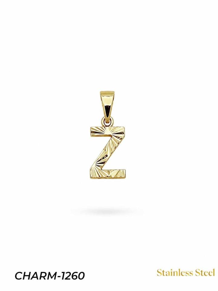 14K Kuyumcu Model Harf Kolye (Z) // CHARM-1260