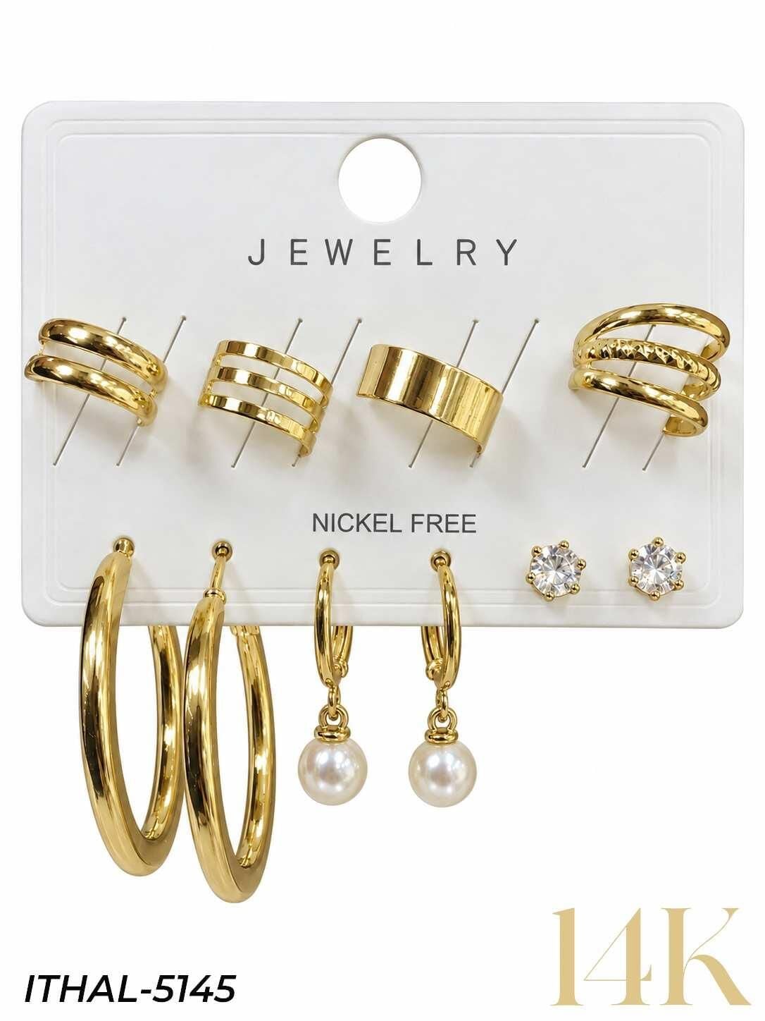 Earcuff Set Küpe // ITHAL-5145
