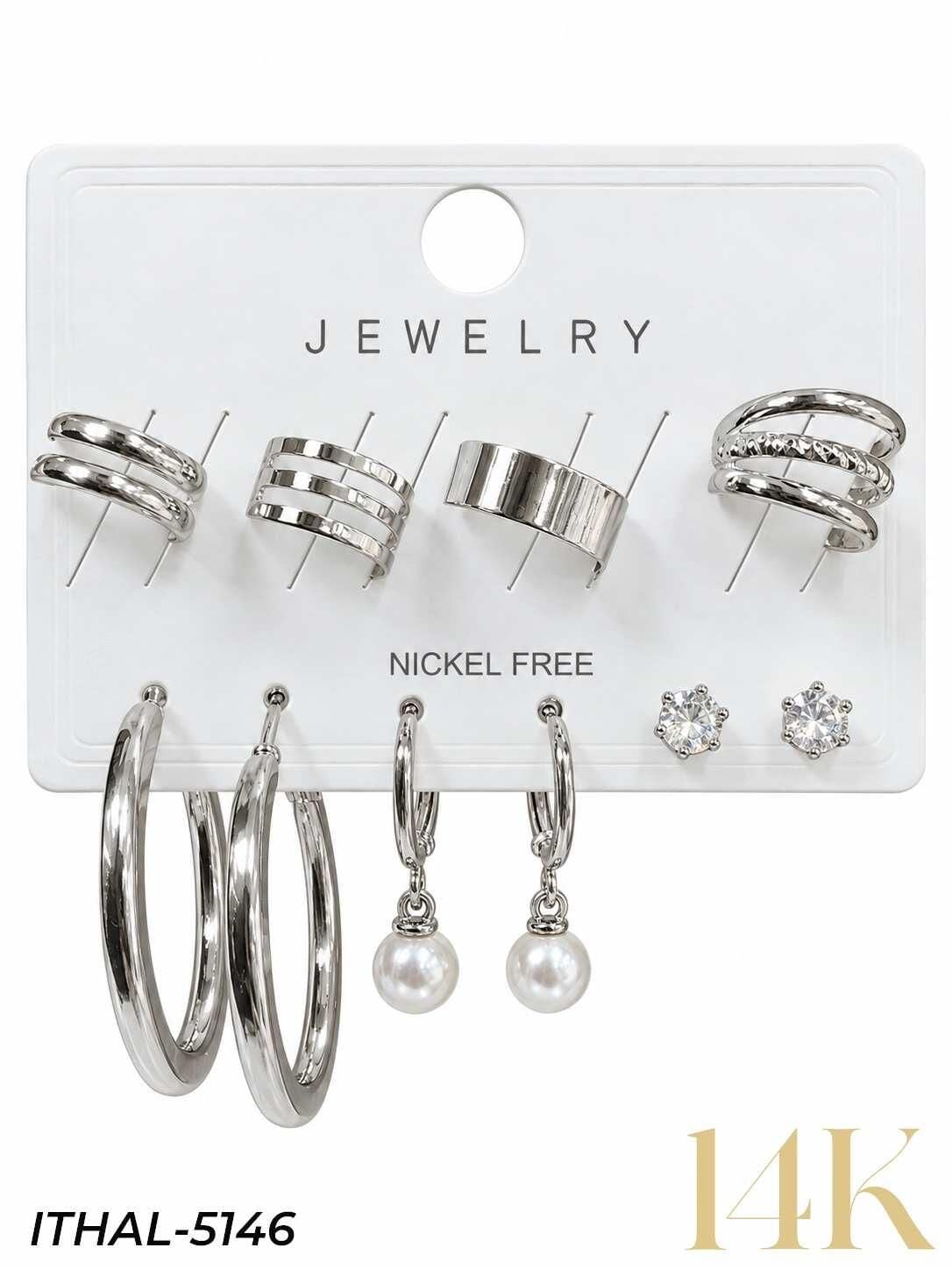 Earcuff Set Küpe // ITHAL-5146