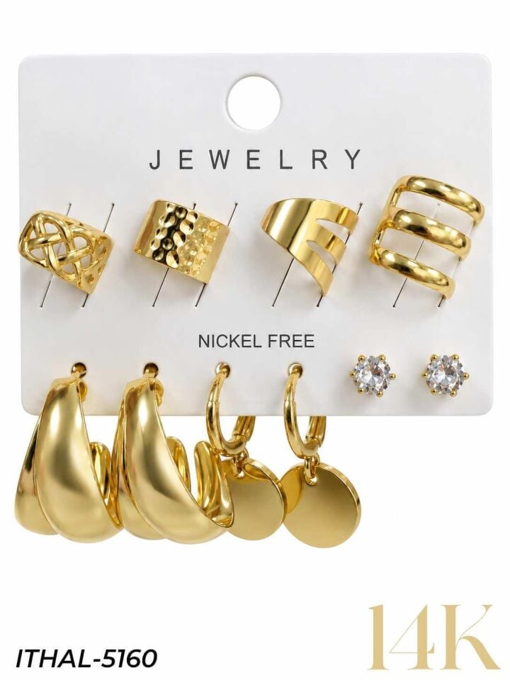 Earcuff Set Küpe // ITHAL-5160