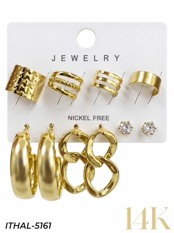 Earcuff Set Küpe // ITHAL-5161