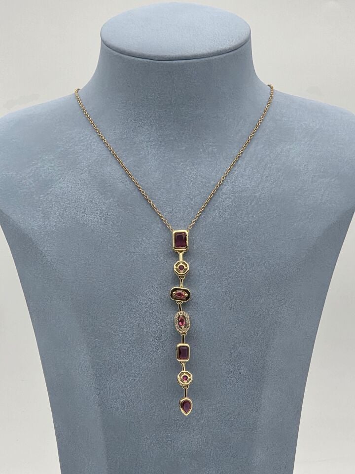 Çelik Y Model Kolye // KOLYE-5851