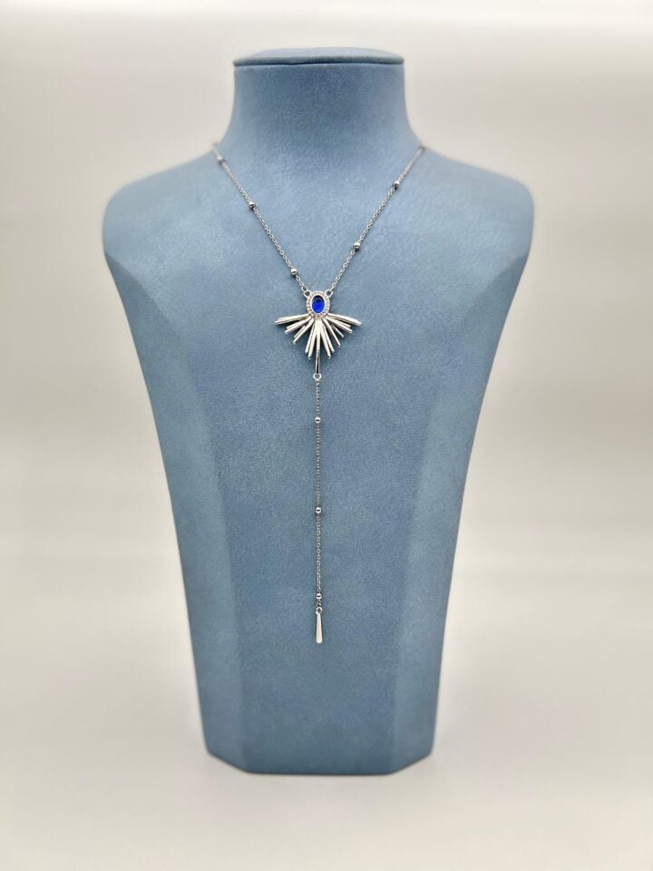 Çelik Y Model Kolye // KOLYE-5852