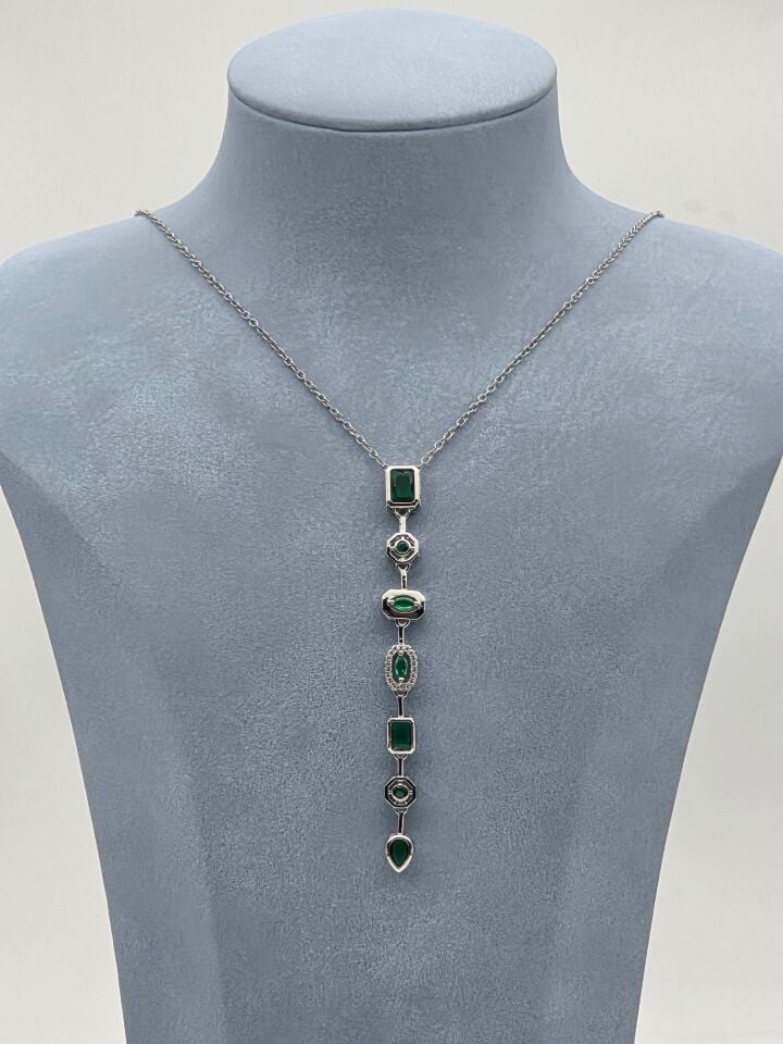 Çelik Y Model Kolye // KOLYE-5854