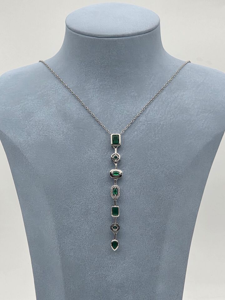 Çelik Y Model Kolye // KOLYE-5854