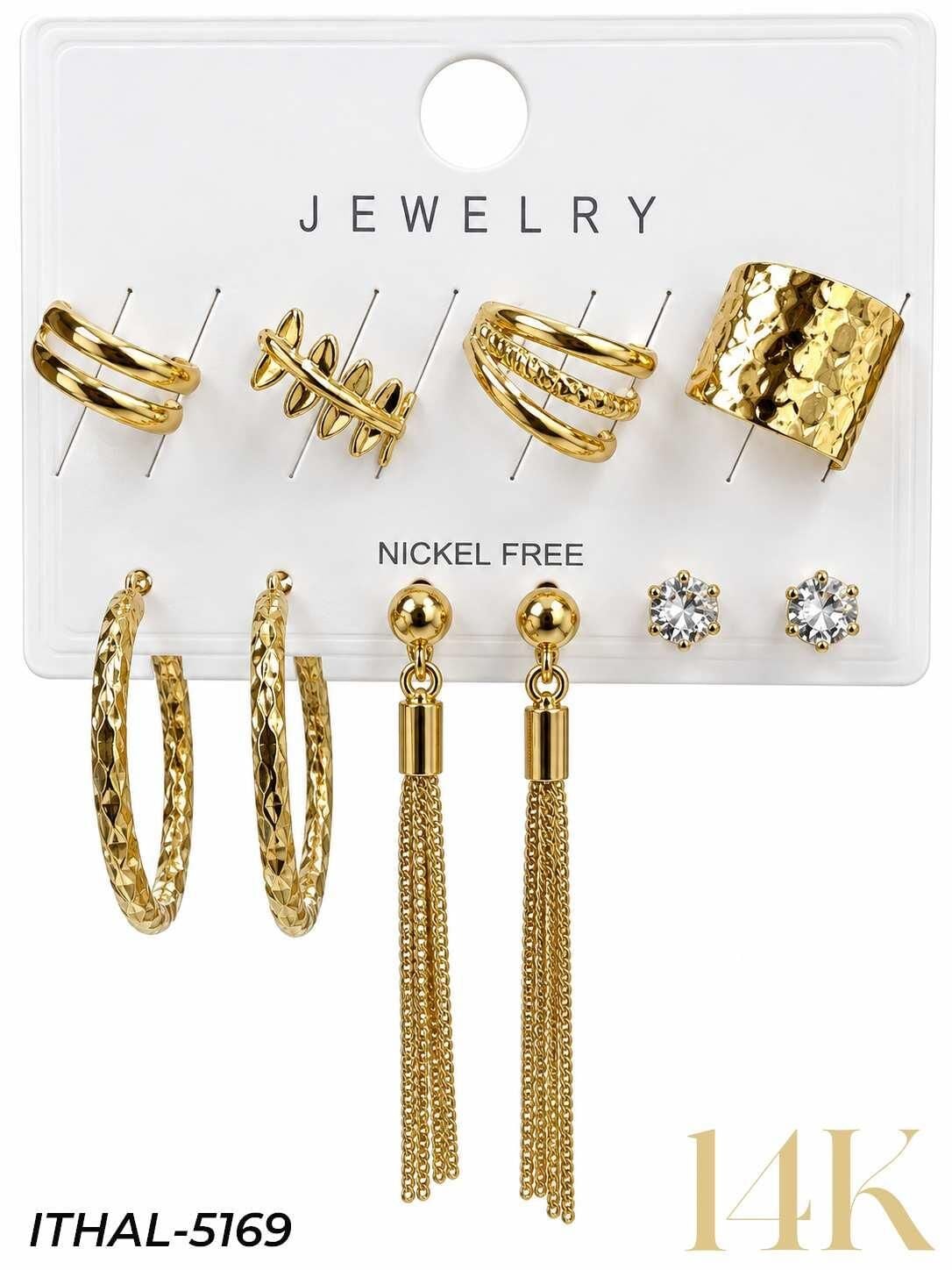 Earcuff Set Küpe // ITHAL-5169