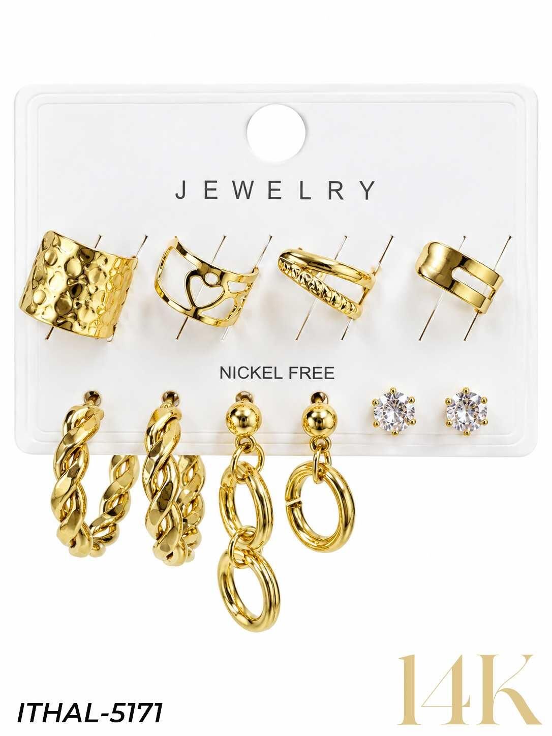 Earcuff Set Küpe // ITHAL-5171