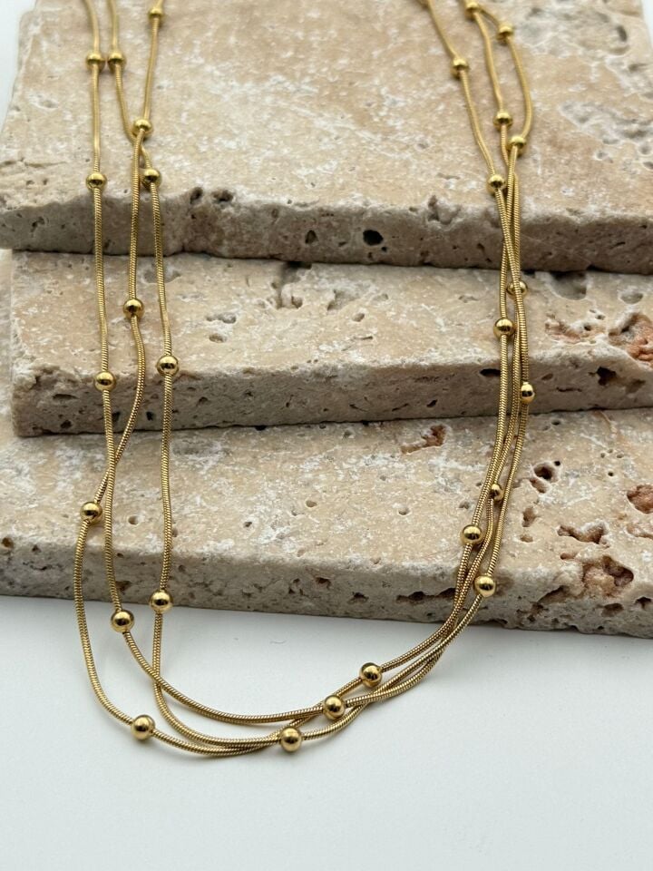 Çelik Kolye 45cm // KOLYE-5632