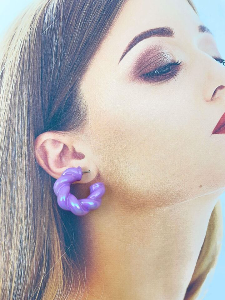 VİP Renkli Yaz Küpesi // İTHAL-2028