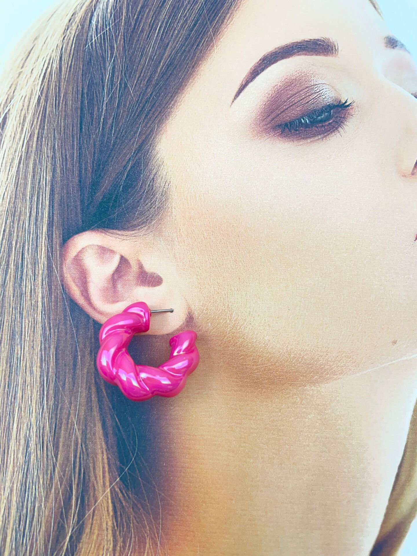 VİP Renkli Yaz Küpesi // İTHAL-2030