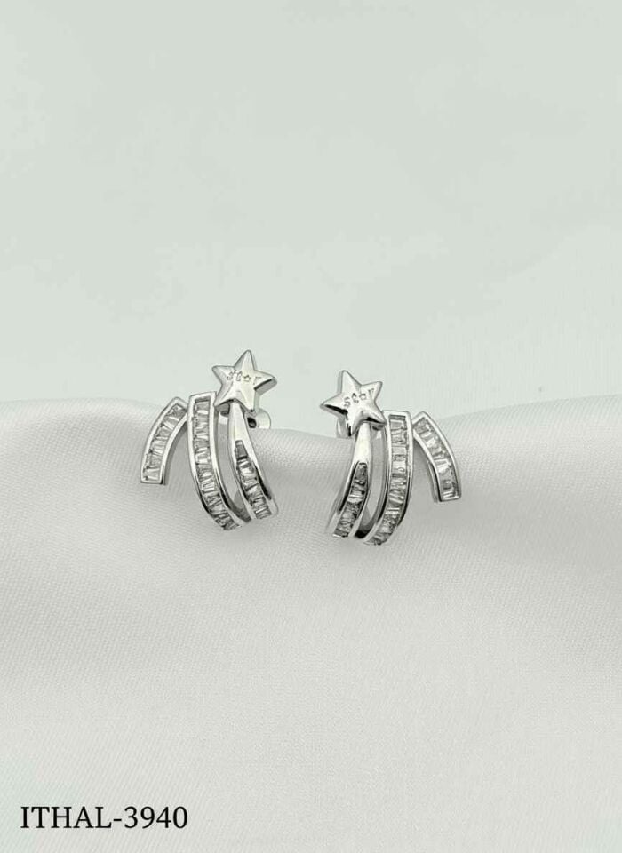 14K Kaplama Zirkon Küpe // ITHAL-3940