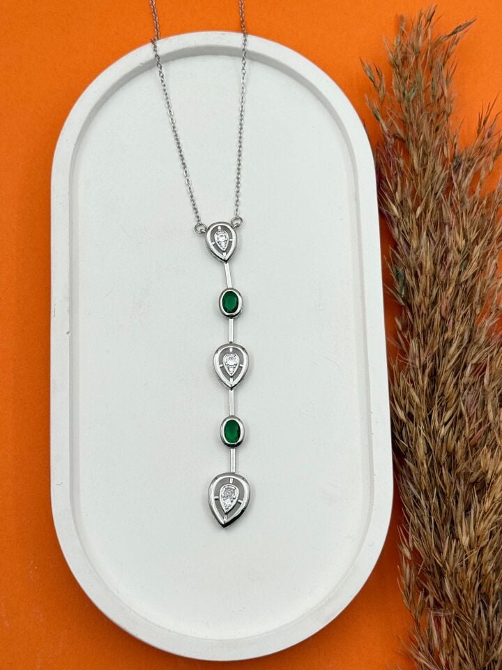 Çelik Y Model Kolye  // KOLYE-5493