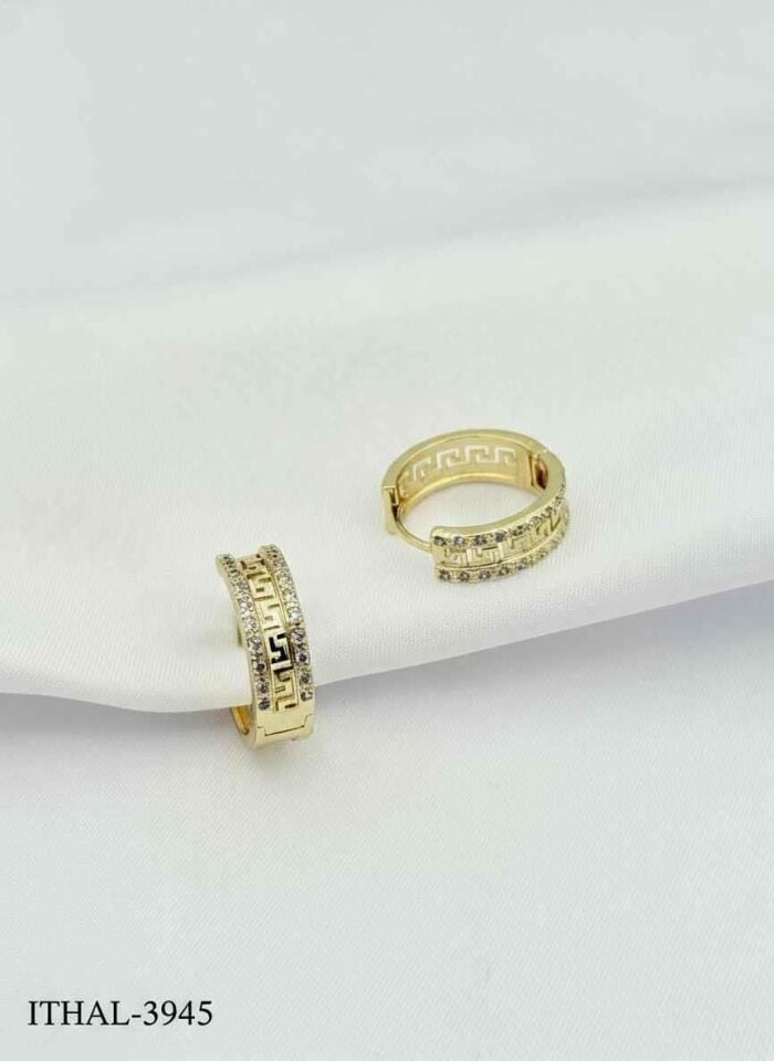 14K Kaplama Zirkon Küpe // ITHAL-3945