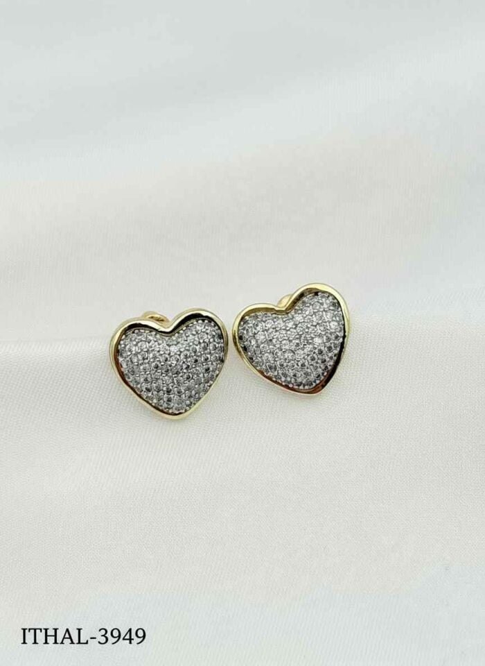 14K Kaplama Zirkon Küpe // ITHAL-3949