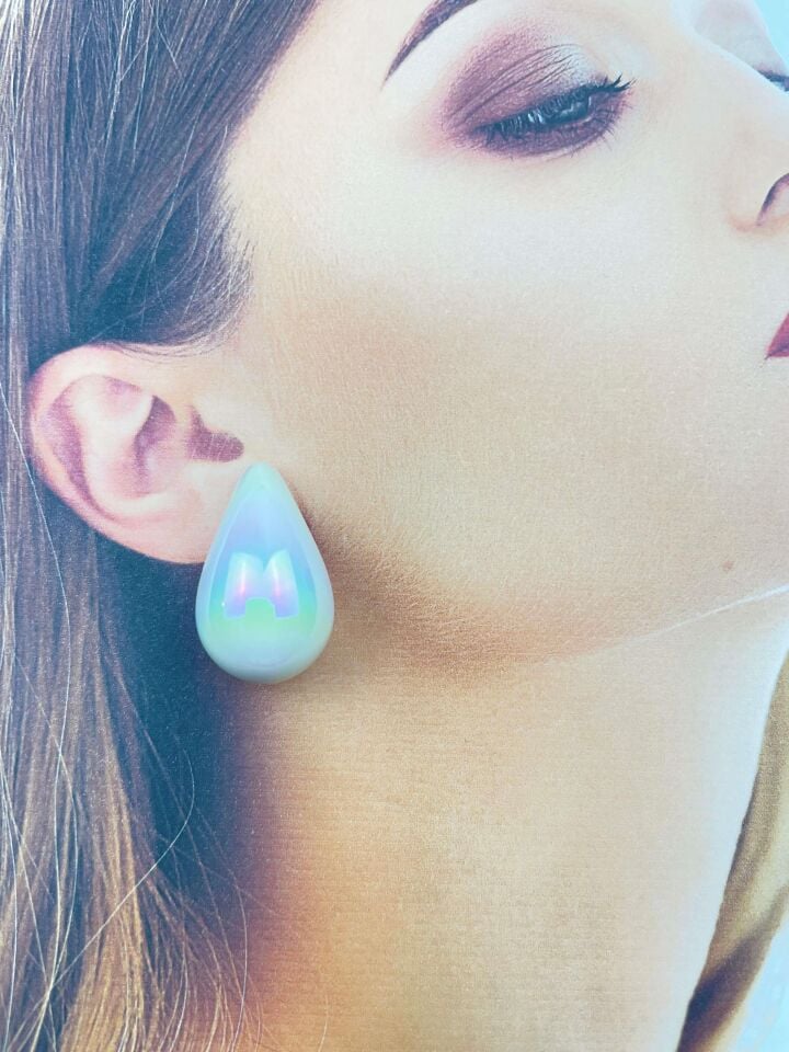 VİP Renkli Yaz Küpesi Büyük Boy // İTHAL-2046